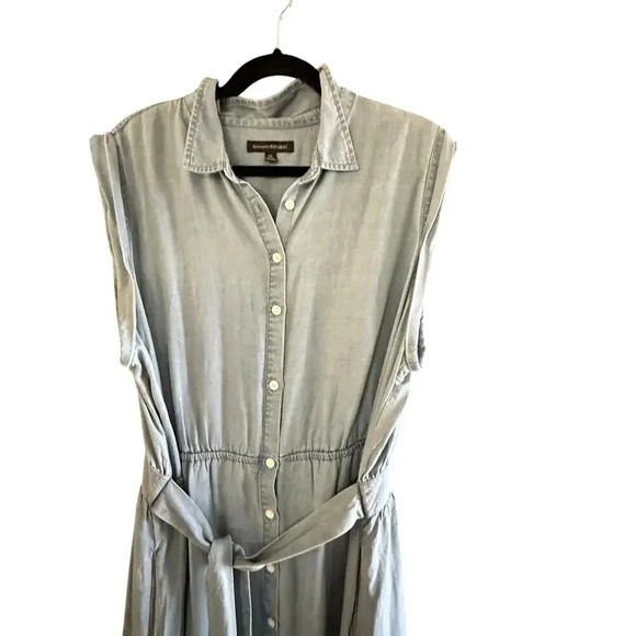 Banana Republic Button-Down Midi Casual Shirt Dress Size XL - Picture 6 of 6